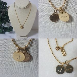 Coach Necklace with extra pendant